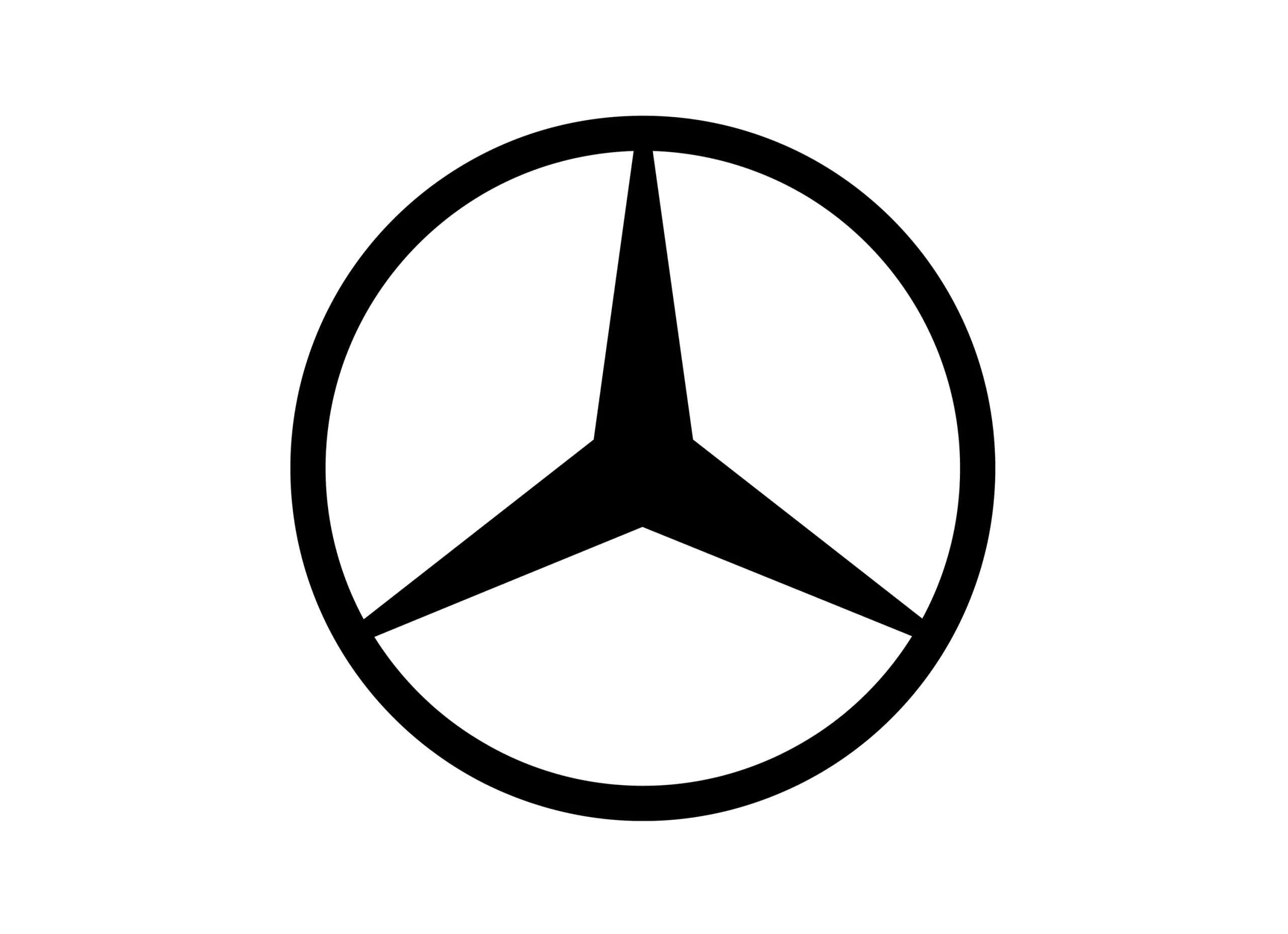 Mercedes Benz logo 1933-1989