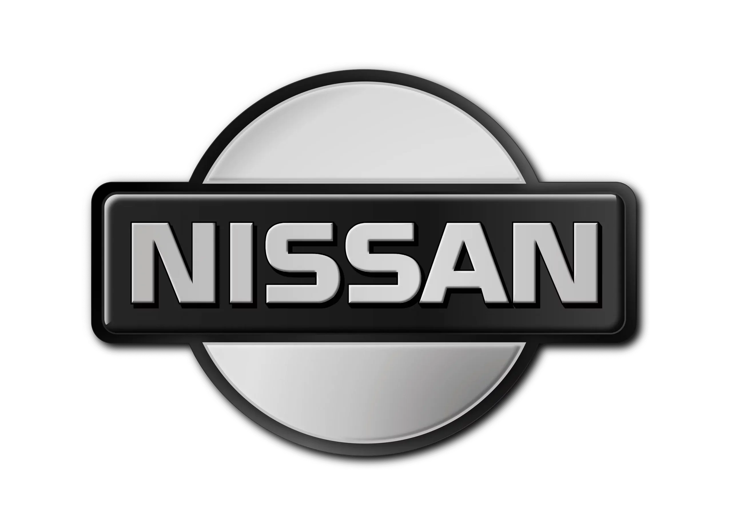Nissan logo 1988-1989