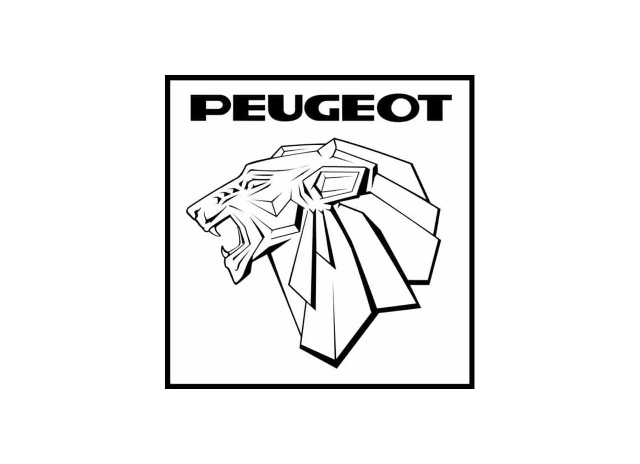 Peugeot logo 1968-1970