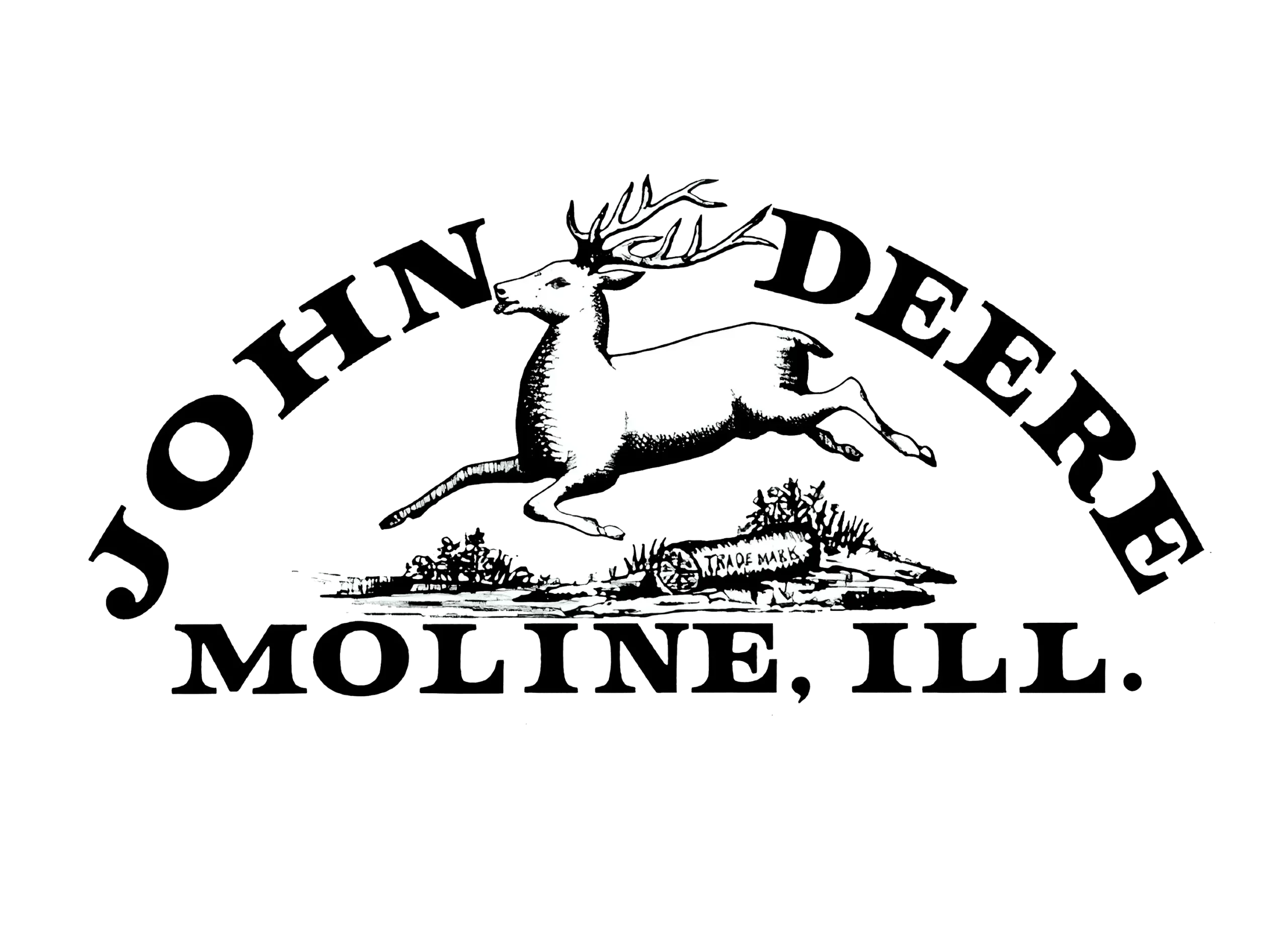 John Deere logo 1876​-1912