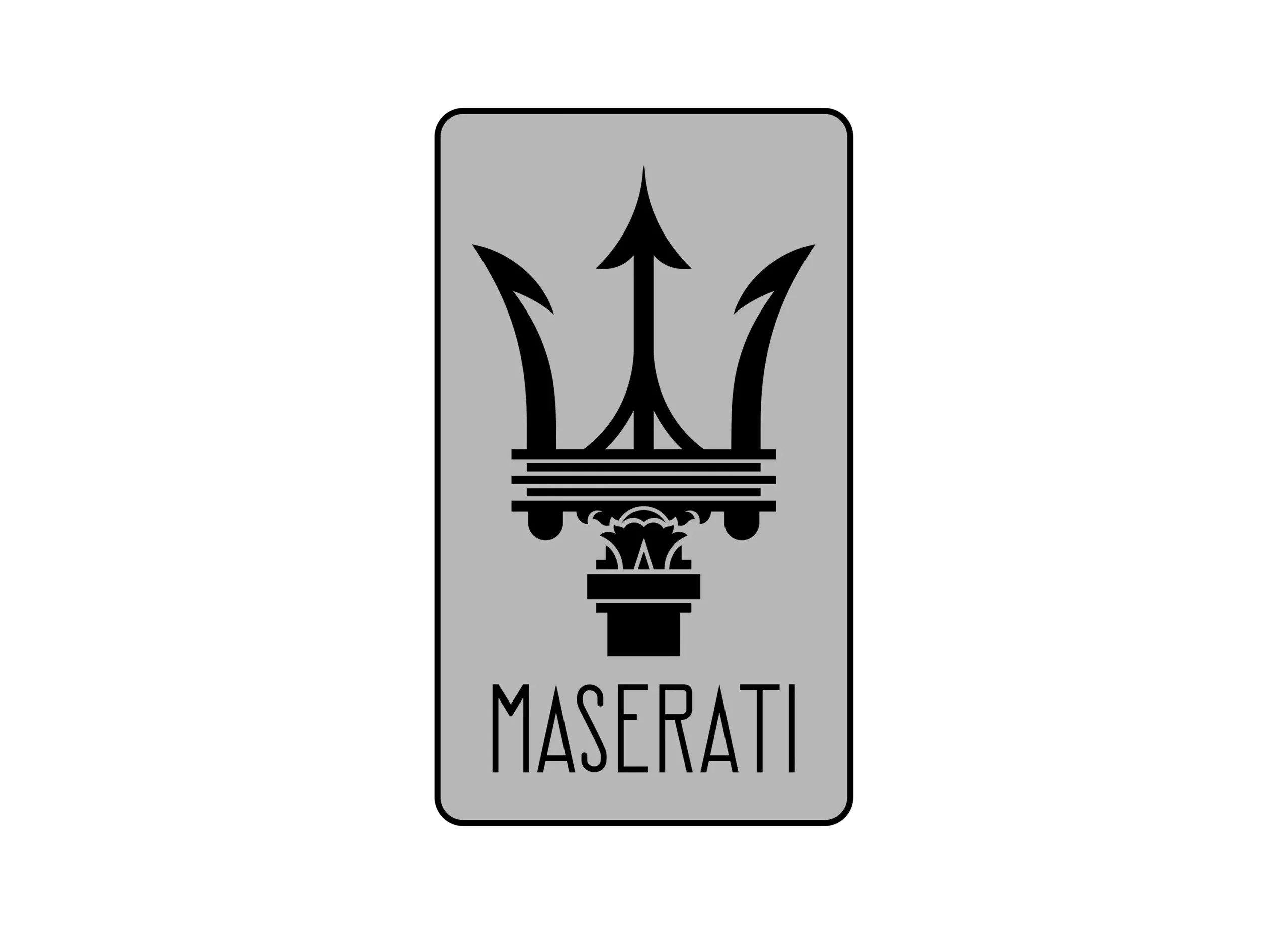 Maserati logo 1926-1937
