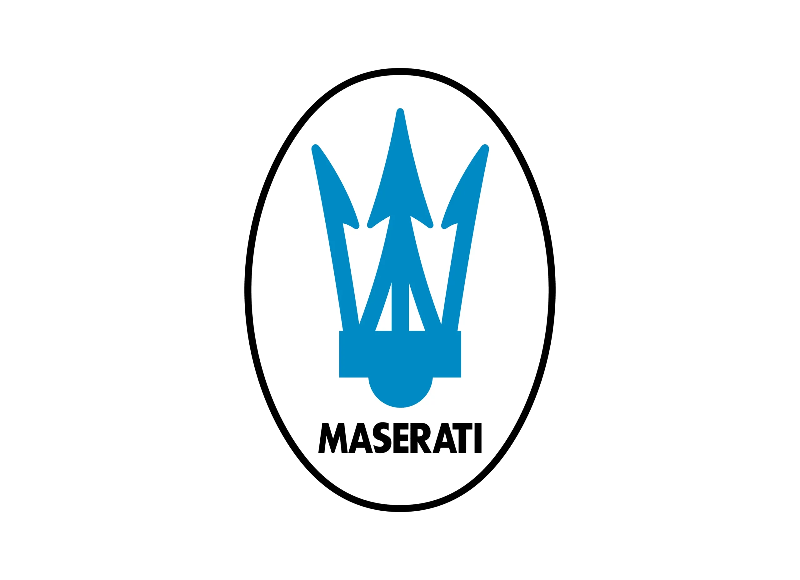 Maserati logo 1983-1985