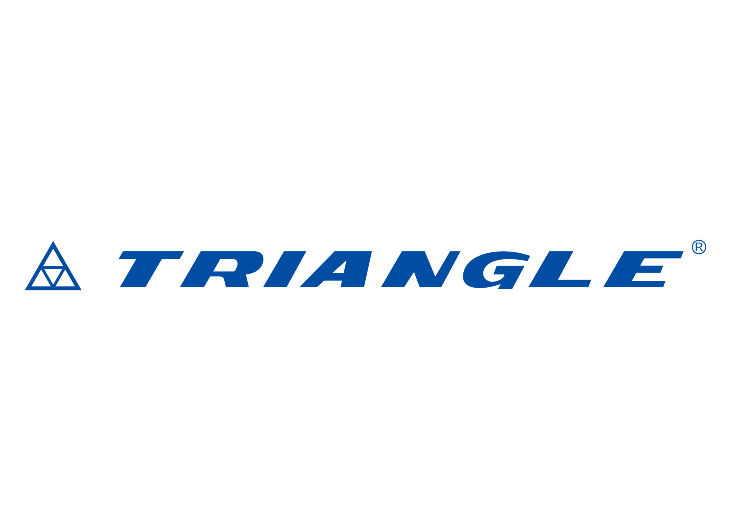 Triangle logo present