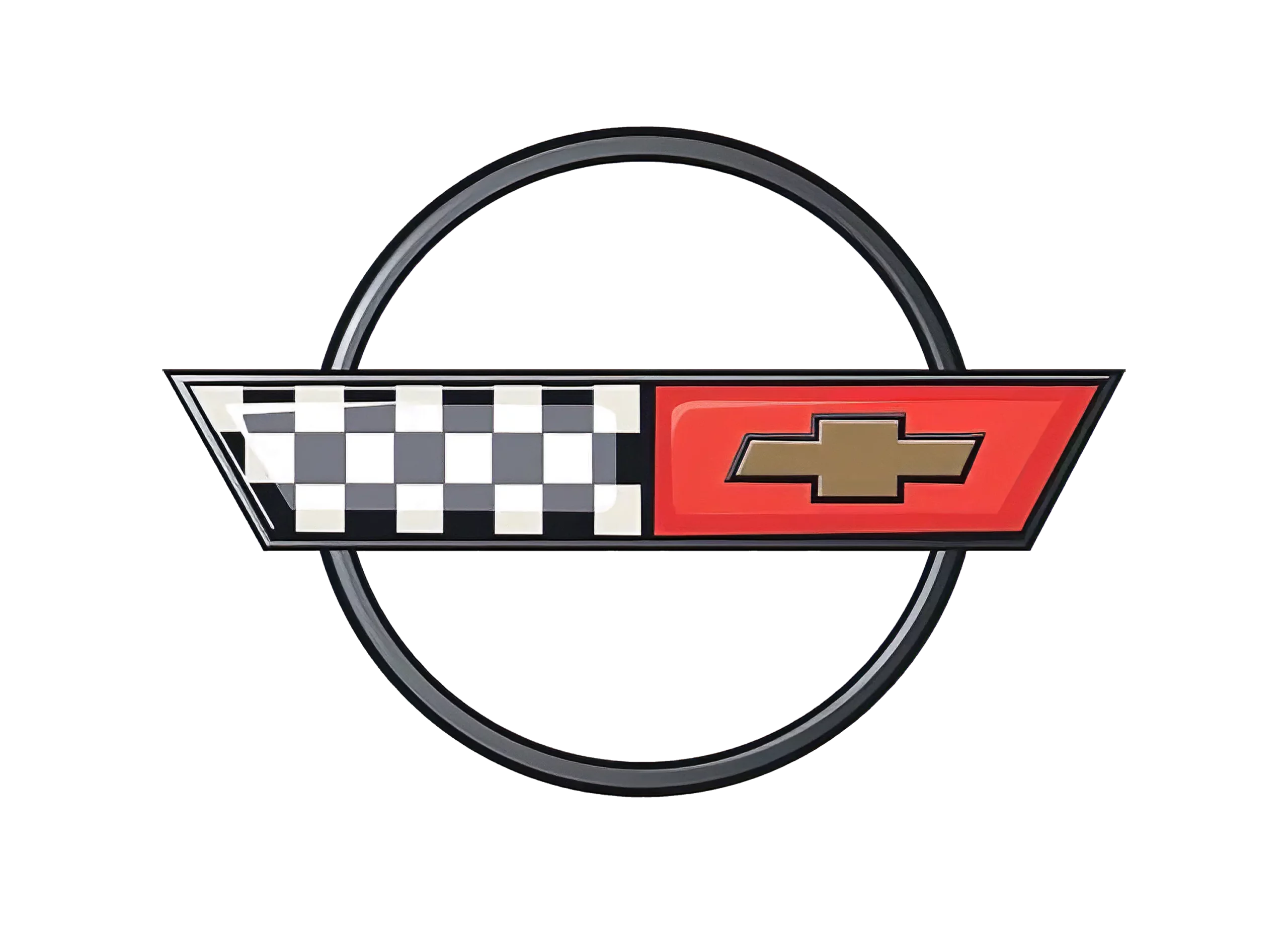 Corvette logo 1982-1996
